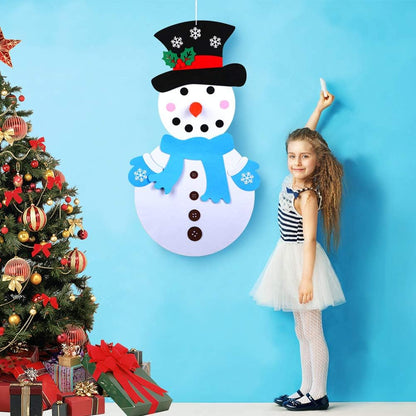 DIY Felt Christmas Snowman